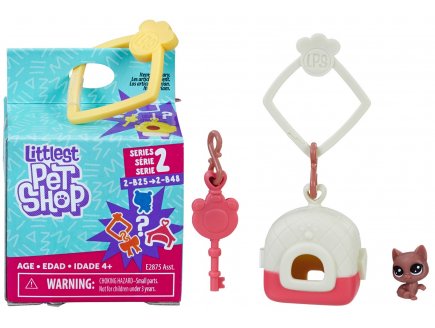 LITTLEST PETSHOP COLLECTION SURPRISE SERIE 2 : CHATON N 2-B30 + HABITAT + ACCESSOIRE - HASBRO - E2875