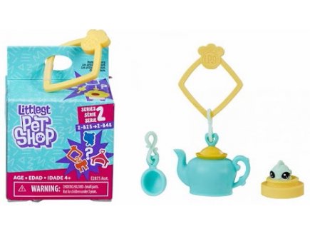 LITTLEST PETSHOP COLLECTION SURPRISE SERIE 2 : LE POISSON ET UN ACCESSOIRE N 2-B25 + HABITAT - HASBRO - E2875