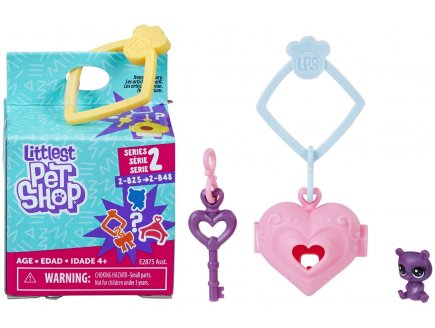 LITTLEST PETSHOP COLLECTION SURPRISE SERIE 2 : OURS N 2-B35 + HABITAT + ACCESSOIRE - HASBRO - E2875