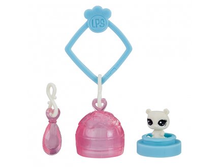 Littlest Petshop collection surprise serie 2 : ours polaire n? 2-b47 + habitat + accessoire - hasbro - e2875