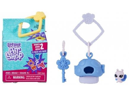 LITTLEST PETSHOP COLLECTION SURPRISE SERIE 2 : PAPILLON N 2-B28 + HABITAT + ACCESSOIRE - HASBRO - E2875