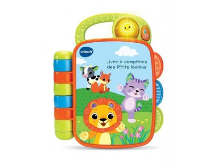 Livre � comptines des P'tits loulous - Vtech - 567805 - Livre musical interactif bebe