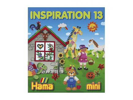 LIVRE INSPIRATION 13 HAMA MINI - JEU CREATIF PERLES A REPASSER