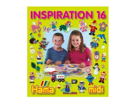 LIVRE INSPIRATION 16 HAMA MIDI - JEU CREATIF PERLES A REPASSER