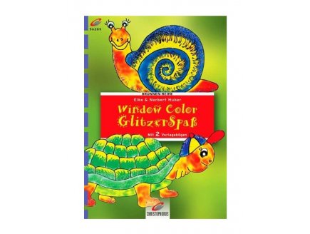 LIVRE WINDOW COLOR - ESCARGOT ET LA TORTUE - MOTIF PEINTURE POUR FENETRE