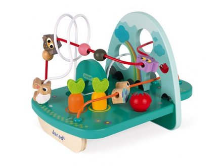 LOOPING LAPIN & CIE EN BOIS - JANOD - J08254 - BOULIER LABYRINTHE A PERLES