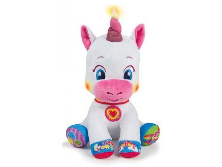 MA DOUCE LICORNE INTERACTIVE - PELUCHE MUSICALE ET LUMINEUSE - CLEMENTONI - 52329