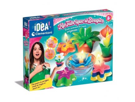 MA FABRIQUE A BOUGIES COLOREES - IDEA CLEMENTONI - 52291 - ATELIER CREATION ENFANT