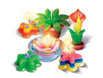 Ma fabrique a bougies colorees - idea Clementoni - 52291 - atelier creation enfant