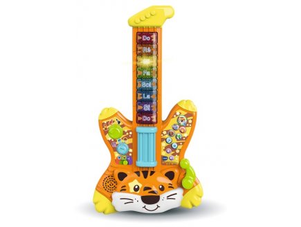 MA GUITARE ELECTRIQUE TIGRE ENFANT 2-5 ANS - JUNGLE ROCK - VTECH - 537805 - JOUET MUSICAL