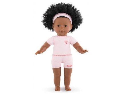 MA POUPEE PAULINE A HABILLER 36 CM CHEVEUX FRISES - COROLLE - 200100 - METISSE