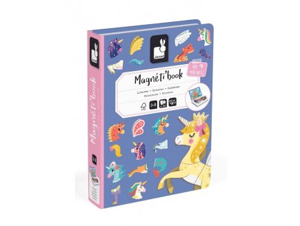 MAGNETI'BOOK LICORNES - JANOD - J02584 - JEU EDUCATIF MAGNETIQUE, AIMANTE