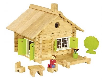 MAISON EN RONDINS 135 PIECES - JEUJURA - 8043 - CONSTRUCTION EN BOIS