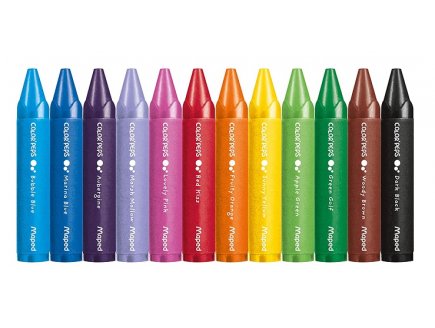 Malette de coloriage premier age color' peps - feutres, crayons de cire - Maped - 897416