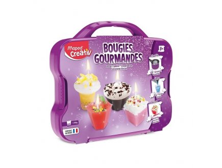 MALLETTE BOUGIES GOURMANDES, DESSERTS - MAPED CREATIV - J45033 - KIT CREATION