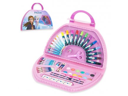MALLETTE DE COLORIAGE REINE DES NEIGES 50 PIECES - DISNEY FROZEN - COFFRET ARTISTIQUE
