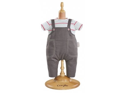 MARINIERE & SALOPETTE POUPON 30 CM - HABIT MON PREMIER COROLLE - DMV81 (412)