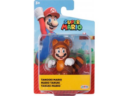MARIO TANUKI : FIGURINE SUPER MARIO 7 CM - FIGURINE NINTENDO ARTICULE - JAKKS