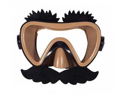 MASQUE DE PLONGEE DROLE DE TETE MOUSTACHE DELIRANTE - SWIMWAYS - ACCESSOIRE PISCINE