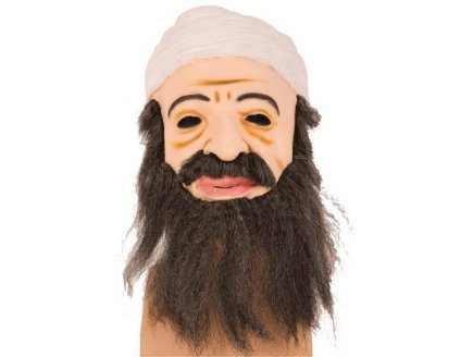 MASQUE LATEX BEN LADEN - HOMME ARABE - ADULTE - ACCESSOIRE DEGUISEMENT