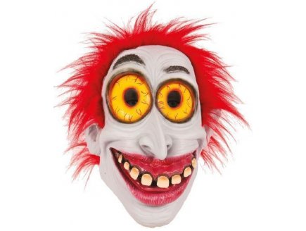 MASQUE LATEX CLOWN AU GRAND SOURIRE ADULTE - HALLOWEEN - HORREUR