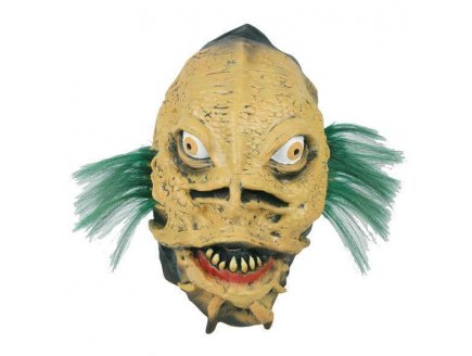 MASQUE LATEX MONSTRE MARIN ADULTE - HALLOWEEN HORREUR