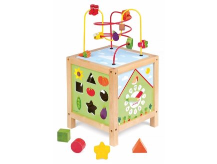 MAXI LOOPING JARDIN - CUBE MULTI-ACTIVITES EN BOIS - JANOD - J08165