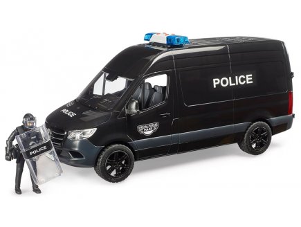 MB Sprinter Camion de police Forces Spéciales + Figurine - Bruder - 02685 - Véhicule policier, Intervention