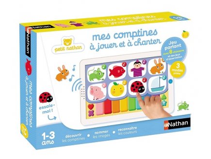 MES COMPTINES A JOUER ET A CHANTER 3 MODES DE JEUX - NATHAN - 31439 - TABLETTE INTERACTIVE