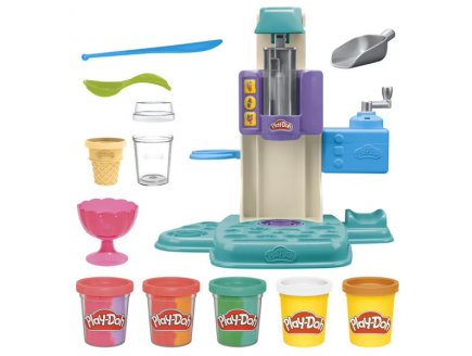 Mes Glaces Arc en Ciel Play-Doh - Pate � Modeler, Accessoires - Hasbro - G0028 - Glacier, Sorbeti�re, Cr�mes glac�es