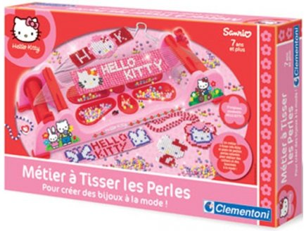 METIER A TISSER LES PERLES HELLO KITTY - CLEMENTONI - 62106