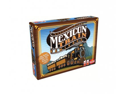 Mexican Train Dominoes - Jeu de dominos Double 12, Train Mexicain - Goliath