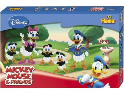 MICKEY MOUSE ET SES AMIS - BOITE HAMA MIDI 4000 PERLES - LOISIRS CREATIFS - 7927