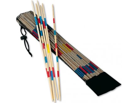 MIKADO GEANT EN BOIS 75 CM - PLEIN AIR - JEU D'ADRESSE