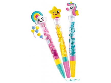 Mini atelier creer tes stylos fantaisie - idea Clementoni - 18827 - kit creatif original