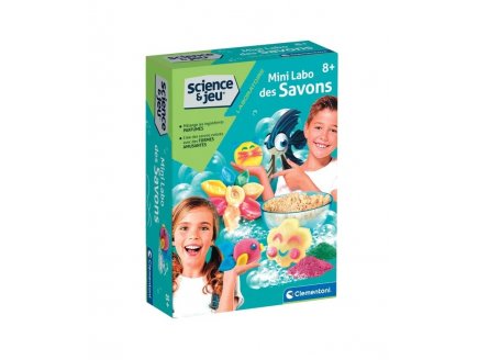 MINI LABO DES SAVONS - SCIENCE & JEU - CLEMENTONI - 52532 - KIT CREATION COSMETIQUES