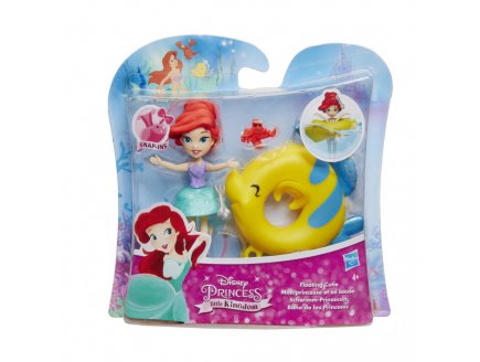 MINI PRINCESSE : ARIEL LA PETITE SIRENE ET SA BOUEEE POLOCHON - HASBRO B8939 - DISNEY PRINCESSES - POUPEE