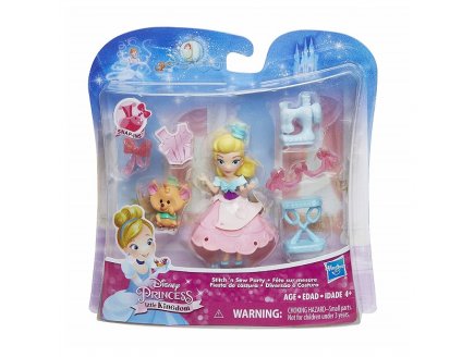 MINI PRINCESSE : LA SEANCE DE COUTURE DE CENDRILLON - HASBRO E0237 - DISNEY PRINCESSES - POUPEE