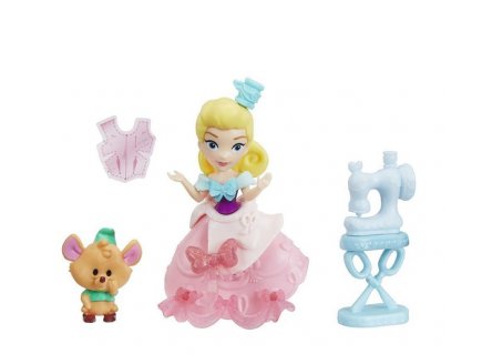 Mini princesse : la seance de couture de cendrillon - Hasbro e0237 - disney princesses - poupee