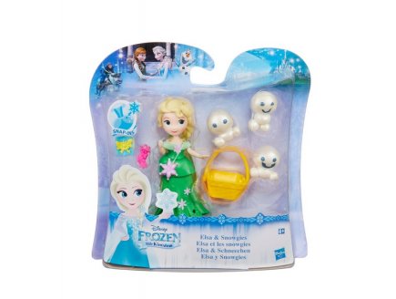 MINI PRINCESSE REINE DES NEIGES : ELSA ET LES SNOWGIES - HASBRO B9875 - DISNEY PRINCESSES - POUPEE