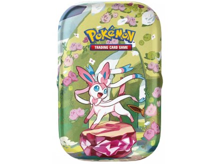 Mini-Tin Pok�mon EV8.5 Evolution Prismatiques : �carlate et Violet : Nymphali - Asmodee - cartes � collectionner Fran�aise