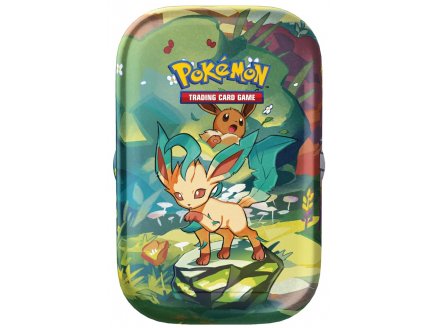 Mini-Tin Pok�mon EV8.5 Evolution Prismatiques : �carlate et Violet : Phyllali et Evoli - Asmodee - cartes � collectionner Fran�aise