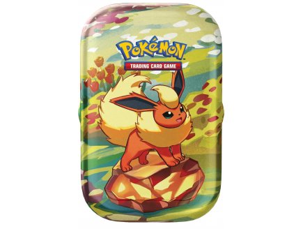 Mini-Tin Pok�mon EV8.5 Evolution Prismatiques : �carlate et Violet : Pyroli - Asmodee - cartes � collectionner Fran�aise