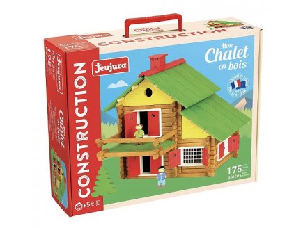 Mon chalet en bois 175 pieces -  Jeujura - 8004 - maison forestiere - jeu construction