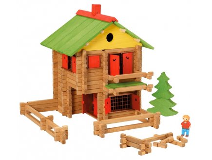 Mon chalet en bois 225 pièces - Jeujura - 1804 - Maison forestière - Jeu construction