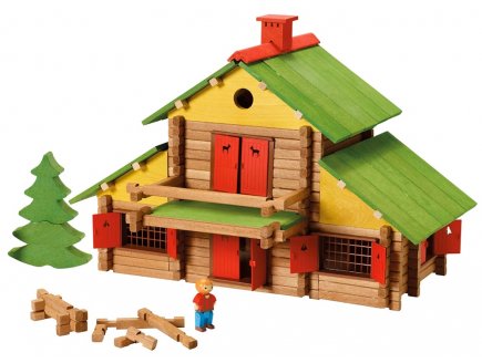 Mon chalet en bois 330 pièces - Jeujura - 1805 - Maison forestière - Jeu construction
