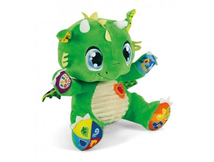 MON COPAIN LE DRAGON - PELUCHE INTERACTIVE MUSICALE ET LUMINEUSE - BABY CLEMENTONI - 52506