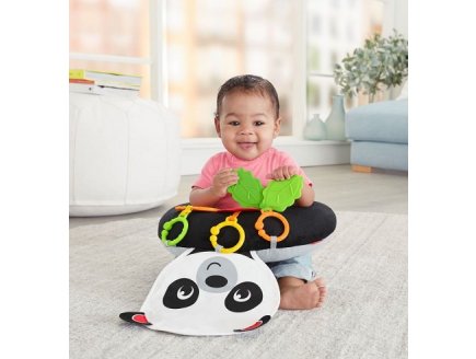 Mon coussin panda calin activites d'eveil - fisher-price - fxb99 - jeu ventre et assis
