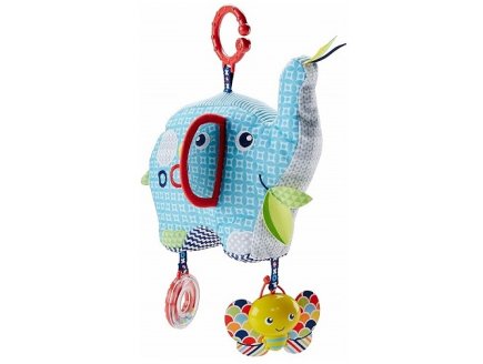 MON ELEPHANT D'ACTIVITES - FISHER PRICE - DYF88 - PELUCHE D'EVEIL BEBE