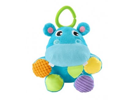 MON HIPPO 2 EN 1 : PELUCHE ET BALLE - FISHER-PRICE - GFC35 - JOUET EVEIL BEBE